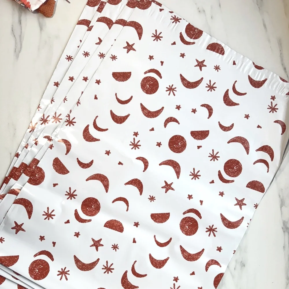 14.5x19 Large Poly Mailers Set of 25 Boho Shipping Bags